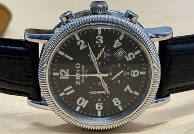 Zeno Watch - Basel Quartz Chronograph - Original Box GREAT CONDITION -CLEAN