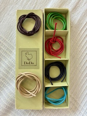 Dodo Pomellato Box Set 6 Kordeln Baumwolle gewachst Original Neu