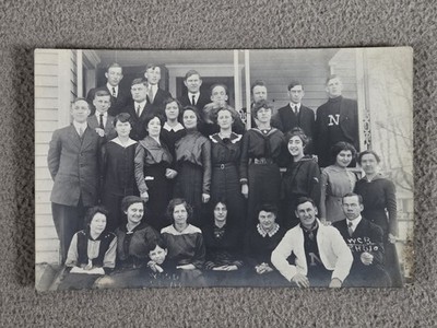 RPPC 1930's Michigan Omega Omicron Omega University Wood Club