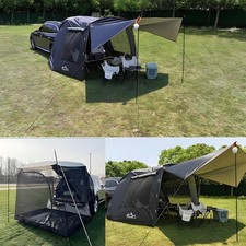 Car Trunk Rear Tent Camping Shelter Waterproof Extension Canopy w/ UV Protection