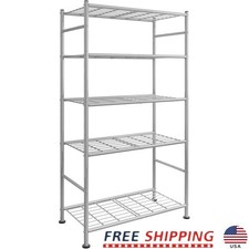 Heavy Duty Metal Shelving Unit 1000lb Capacity Storage Rack Easy Assembly New