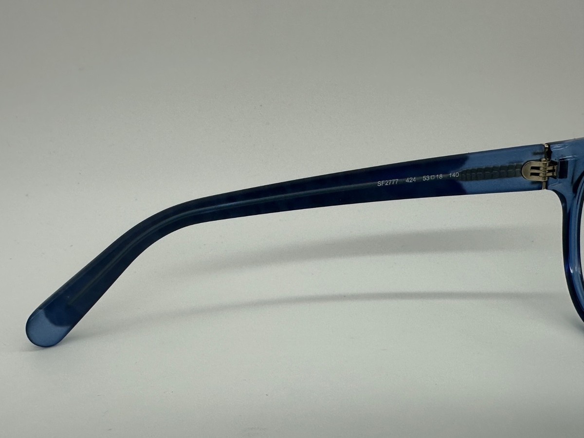 Salvatore Ferragamo Eyeglasses Blue Floral SF2777 424 53-18  display picture 2