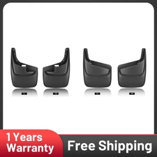 4 Pcs F&R Mud Guards Splash Mud Flaps Fit 99-10 Ford F250 F350 w/o Fender Flare
