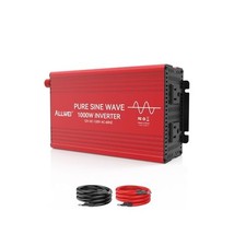 Pure Sine Wave Inverter - 1000 Watt Inverters 12V DC to 110V/120V AC 1000W