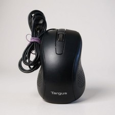 Targus AMU660 Optical Mouse with USB Cable - Matte Black -