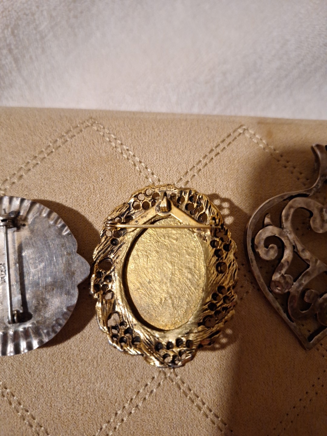 Turquoise Stone With Solid  Silver Brooch Looks L… - image 8