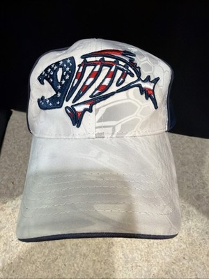 G. Loomis Snapback Trucker Hat Multicolor OS Adjustable Mesh Back Patriotic