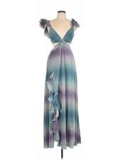 Show Me Your Mumu Women Blue Cocktail Dress L