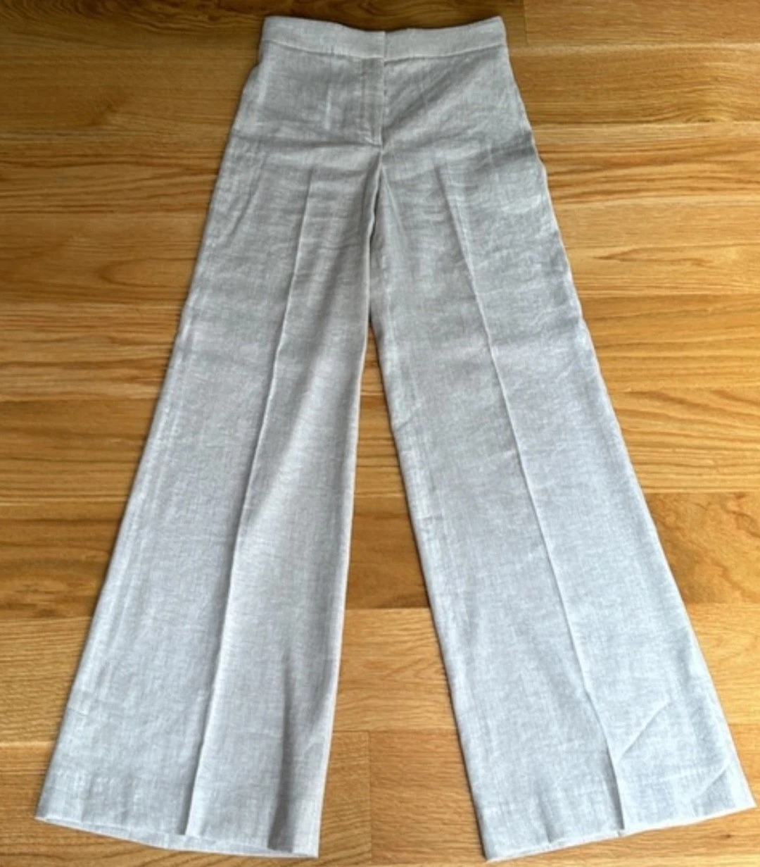 EUC Theory Terena High Waist Linen Pant Beige Size 00