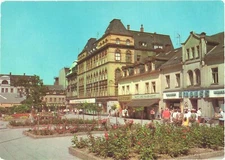 Dresden Germany Altmarkt Old Market Square Postcard