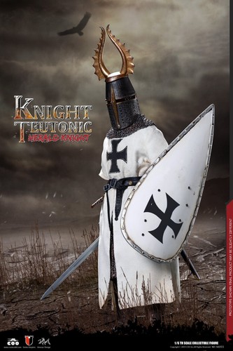 COOMODEL SE055 EMPIRES (DIECAST ALLOY) HERALD OF KNIGHTS TEUTONIC 1/6 FIGURE - Picture 2 of 10