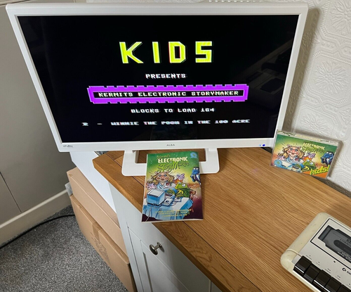 Kermits Story Maker Commodore 64 Kaseta - Działa -👽👾Pomysł na prezent retro👾👽 - Zdjęcie 6 z 24