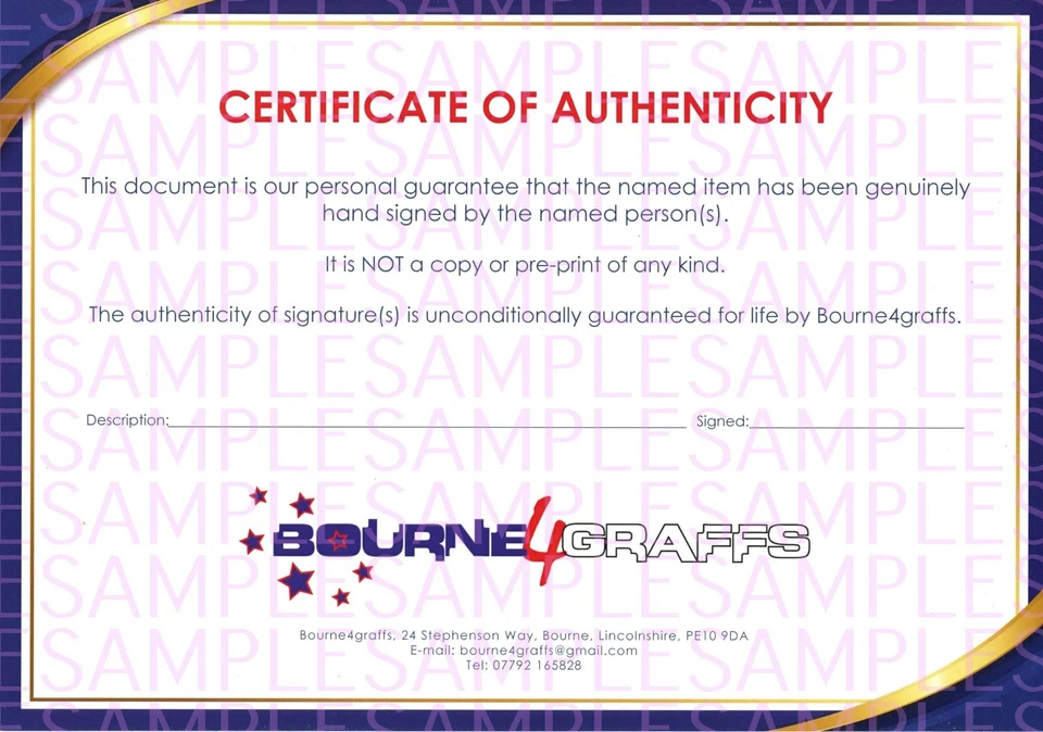 KARL URBAN  signed 12X8 photo THE BOYS + COA - Image 2 of 2