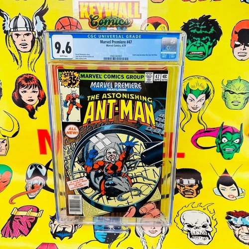 MARVEL PREMIERE #47 CGC 9.6 WHITE PAGES NEW ANT-MAN SCOTT LANG 1ST APPEARANCE