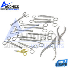 Body Piercing Starter Set Of 16 Pieces Hemostat Sponge Clamp Surgical Instrument