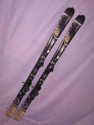 Atomic CLOUD 7 women's all mtn skis 163cm with Atomic XTL 9 adjustable bindings~