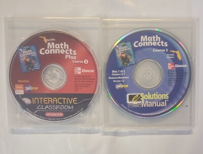 MATH CONNECTS COURSE 2 / 2 CD-ROM Lot / E-Solutions  + Interactive Classroom