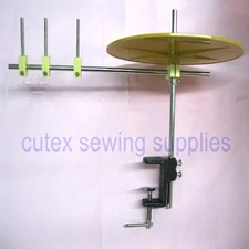 Sewing Machine Binding & Tape Holder Reel With Mounting Clamp, 10" Disc
