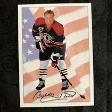 Bobby Hull 1991-92 Ultimate Original 6 English #77 Chicago Blackhawks HOCKEY