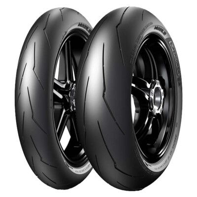 TYRE PAIR PIRELLI SUPERCORSA SC V4 120/70-17 SC1 + 200/55-17 SC3