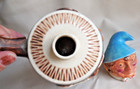 Unique Barrel Elf Ceramic Pouring/Decanter Registered EW Barware empty — photo 8