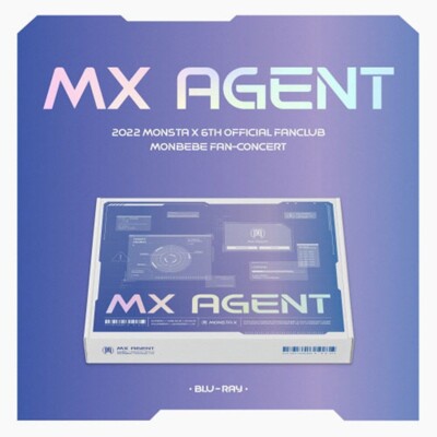 MONSTA X 2022 6TH OFFICIAL FANCLUB MONBEBE FAN-CONCERT [MX AGENT] BLU-RAY+GIFT