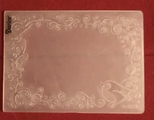 Darice Embossing Essentials Folder BIRD IN BORDER
