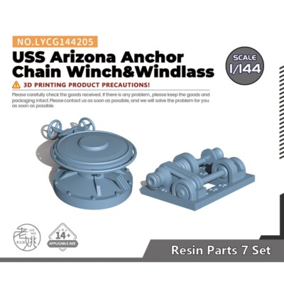 SSMODEL LYCG144205 Model Upgrades Parts USS Arizona Anchor Chain Winch&Windlass