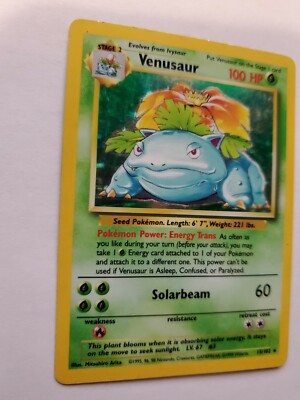 Venusaur Base Set Holo Pokemon Card Jungle Fossil | eBay