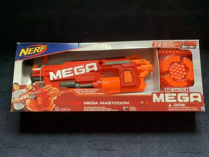  NERF N-Strike Mega Mastodon Blaster ( Exclusive) : Toys &  Games