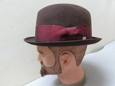 Vintage 3X Beaver Stetson Fedora The Stetsonian Hat Size 7 May Clothing Co