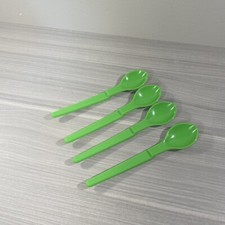 Tupperware Hang On Spoons Set of 4 Lime Green...