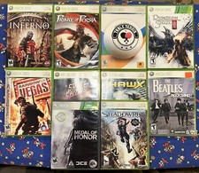 Xbox 360 Lot 10 System Games Most Complete Books Dante’s Inferno Collection
