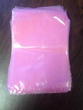 New Lot of 50 Anti-static Bags 6" x 8" 2 Mils Pink Poly Open Ended Hard Drive 