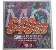Fujifilm Rewritable Optical Disk 640MB MO NEW R640 10