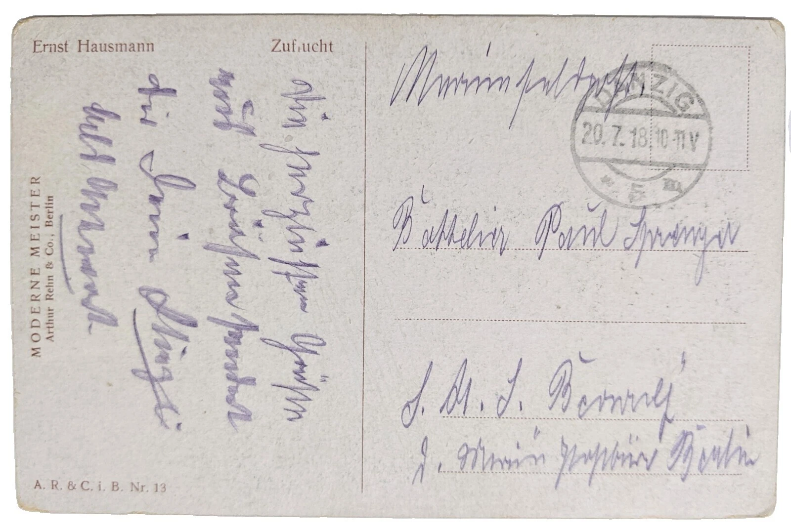 Berlin Military, War Stamps