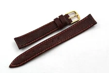 New Brown Lizard Leather Straps Various Sizes Luxury Handmade Women's
