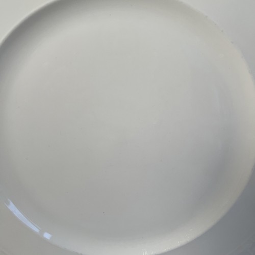 Mikasa Bone China Ortley Set Of (4) 11”Dinner Plates White Basket Weave Pattern - Picture 12 of 16