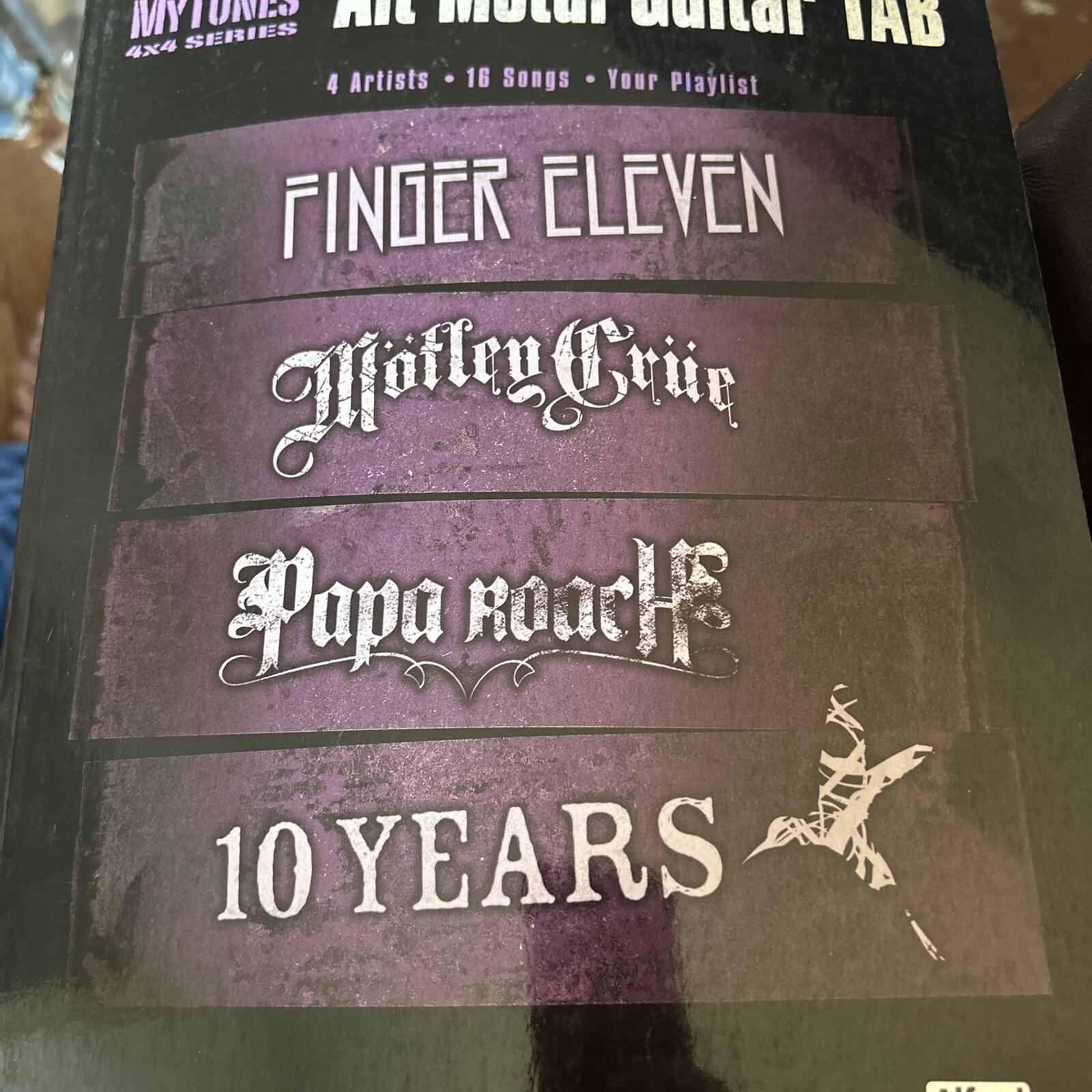 MyTunes Alt Metal Guitar TAB Songbook Sheet Music SEE FULL LIST 4x4 16 Songs
