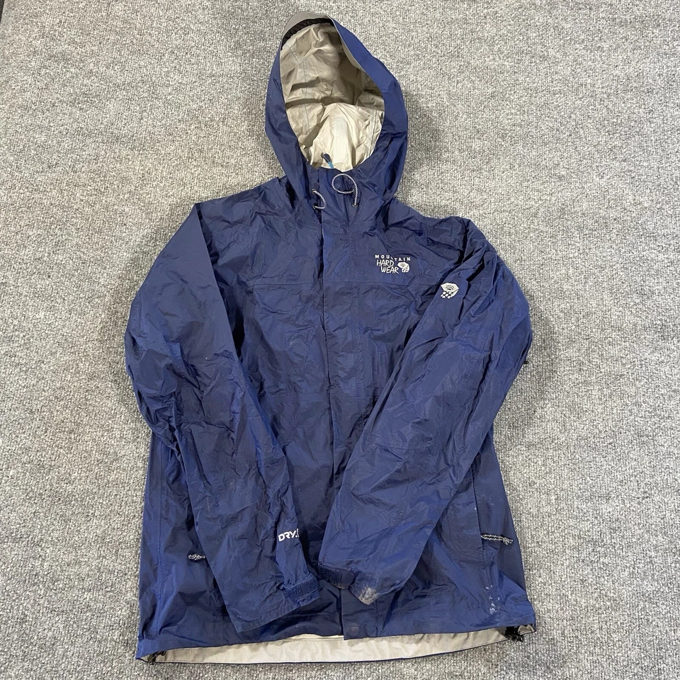 Chaqueta ligera Mountain Hardwear azul marino de membrana para hombre pequeña Foto 2 de 4