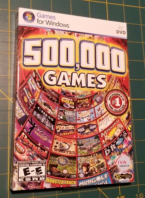 500,000 Games for Windows (PC/DVD)