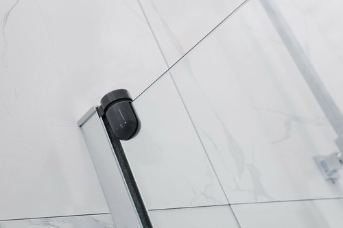 750/900 x 1400 6MM TOUGHEN GLASS OVER BATHTUB SWING PANEL SHOWER SCREEN - Picture 3 of 4