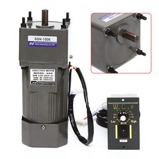 AC 220V 90W 1-Phase Getriebemotor Reduzieren Motor Asynchronmotor regelbar Speed