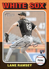2024 Topps Heritage - Rookies Lane Ramsey #353 (RC) White Sox