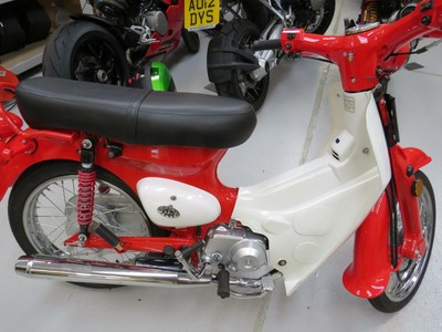 Honda 50 Super Cub Replica Kn48q 4a 2012 62 Reg Bike 24 Miles Only Ebay