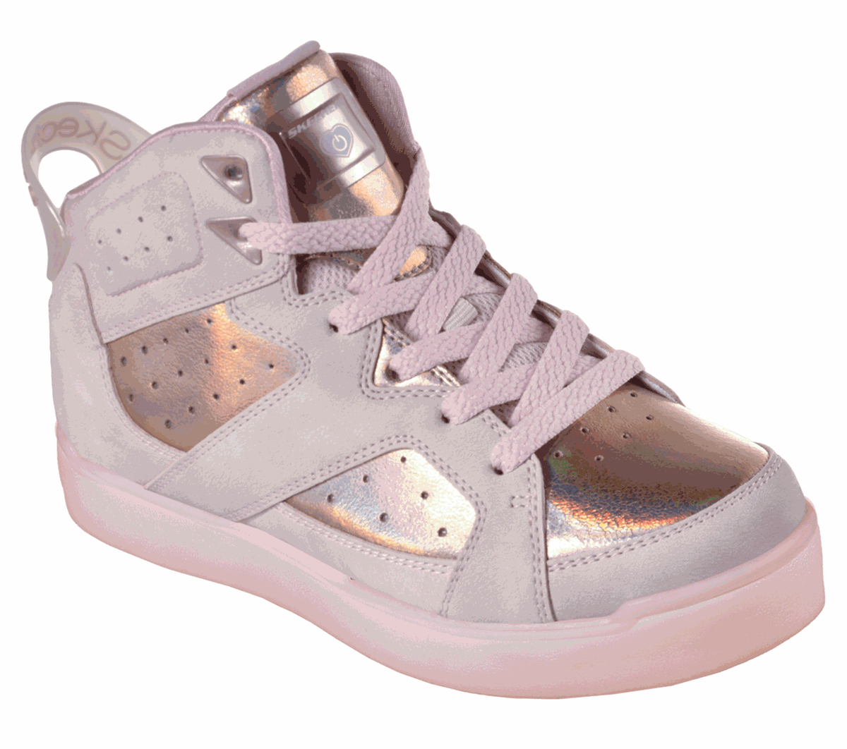 SKECHERS Energy Lights coole Sneakers Boots Gr 33 rosa Mädchen