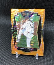 2021 Select Mike Clevinger /18 ORANGE PULSAR PRIZM PREMIER LEVEL SSP No. 116 📈