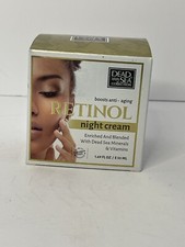 Dead Sea Collection Anti-aging Retinol Night Cream Minerals  Vitamins 1.69 oz
