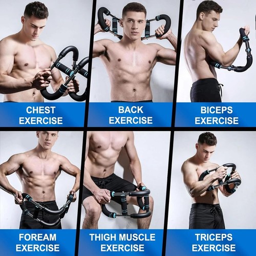 DERACY Twister Ejercitador de Brazo y Fortalecedor de Antebrazo con Resistencia Ajustable - Imagen 6 de 7