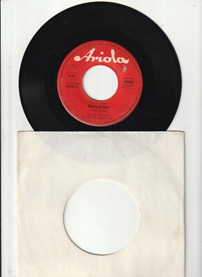 Gisela Jonas Monsieur Meier / Chanson de Paris MONO Vinyl Single 7 ''